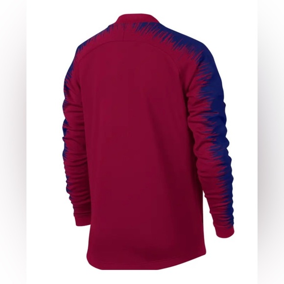 Junior Nike FC Barcelona Jacket FB Deep Maroon/Blue - Picture 9 of 9